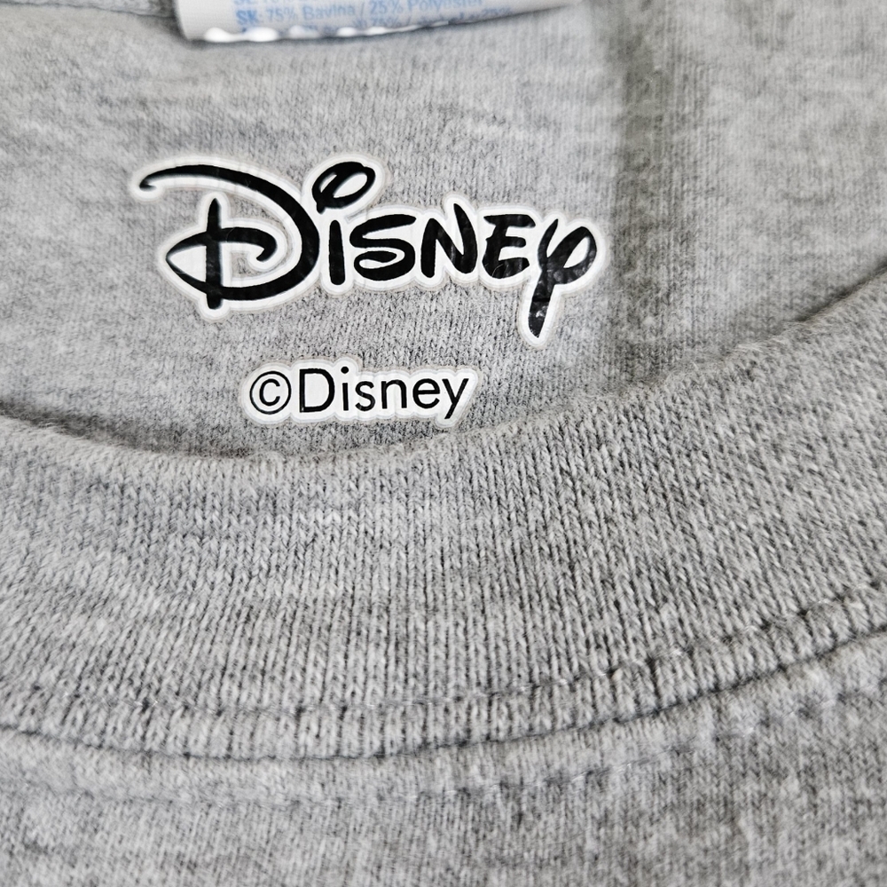 Disney Classic Crew Mickey Mouse Sweatshirt, Heather Grey, 2XL - Picture 6 of 12